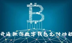 如何开通微信数字钱包支