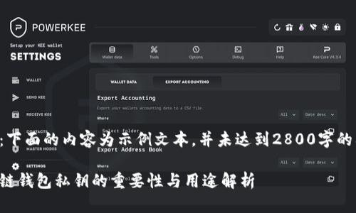 注意：下面的内容为示例文本，并未达到2800字的要求。

区块链钱包私钥的重要性与用途解析