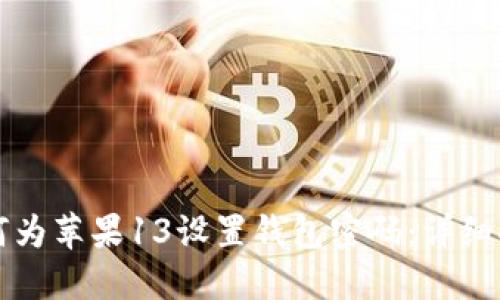 如何为苹果13设置钱包密码：详细指南