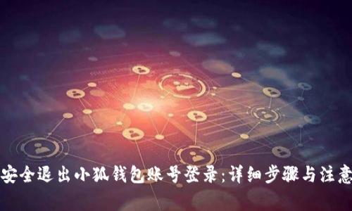 如何安全退出小狐钱包账号登录：详细步骤与注意事项